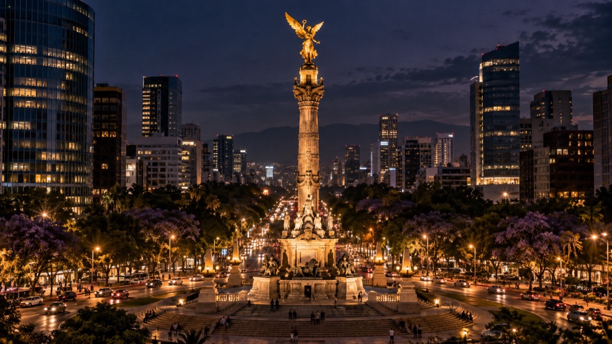 Ángel de la Independencia en Ciudad de México
